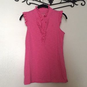 Lilly Pulitzer sleveless hot pink tee
